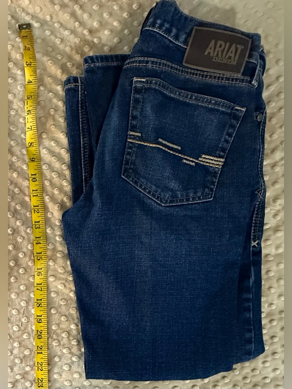 Ariat Men’s Slim Straight Deep Indigo Jeans